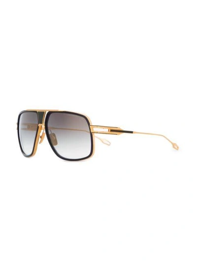 Shop Dita Eyewear 'grandmaster Five' Sunglasses In Black