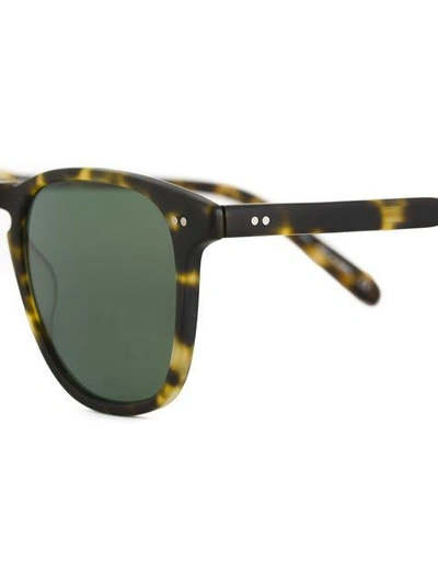 Shop Garrett Leight 'brooks' Sunglasses - Green