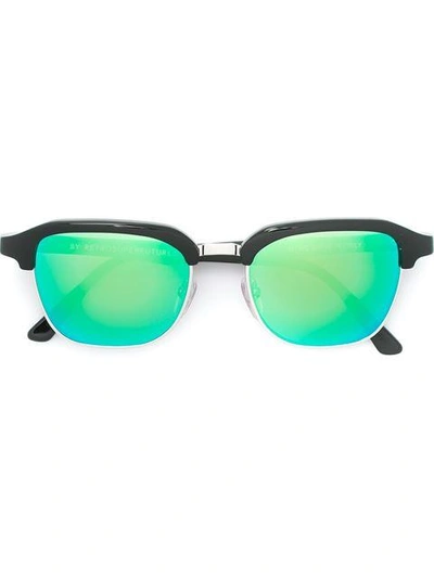 Shop Retrosuperfuture 'gonzo Cove Ii' Sunglasses In Black