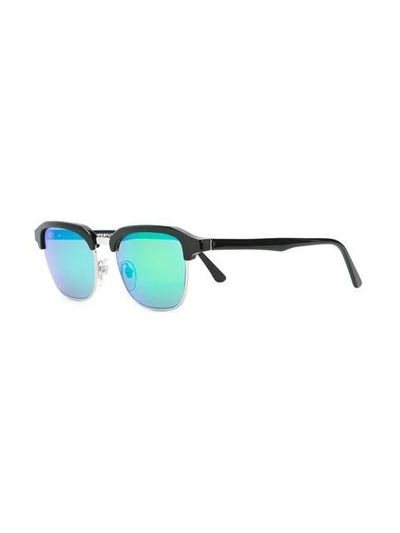 Shop Retrosuperfuture 'gonzo Cove Ii' Sunglasses In Black