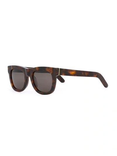 Shop Retrosuperfuture 'ciccio Classic Havana' Sunglasses In Brown