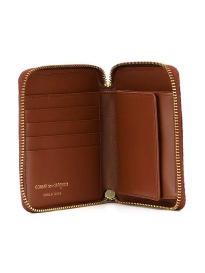 Shop Comme Des Garçons 'luxury Group' Wallet In Brown