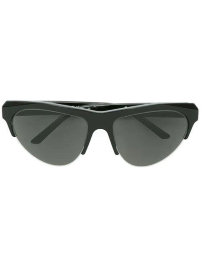 Shop Retrosuperfuture 'ora' Sunglasses In Black