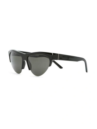 Shop Retrosuperfuture 'ora' Sunglasses In Black