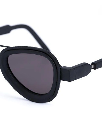 Shop Kuboraum 'mask Z5' Sunglasses In Black