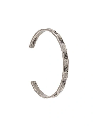 Shop Northskull 'in Out' Cuff In Metallic