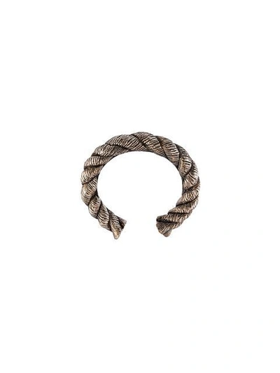 Shop Christian Dada Rope Ring - Metallic