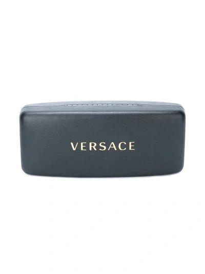 Shop Versace Medusa Sunglasses In White