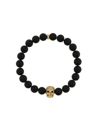 Shop Northskull Skull Bracelet In Black