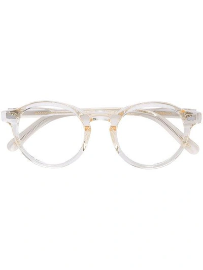 Shop Moscot 'miltzen' Glasses In Neutrals