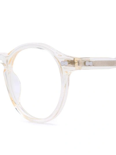 Shop Moscot 'miltzen' Glasses In Neutrals
