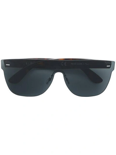 Shop Retrosuperfuture Screen Flat Top Sunglasses