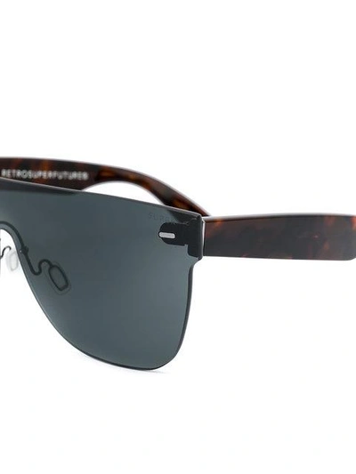 Shop Retrosuperfuture Screen Flat Top Sunglasses