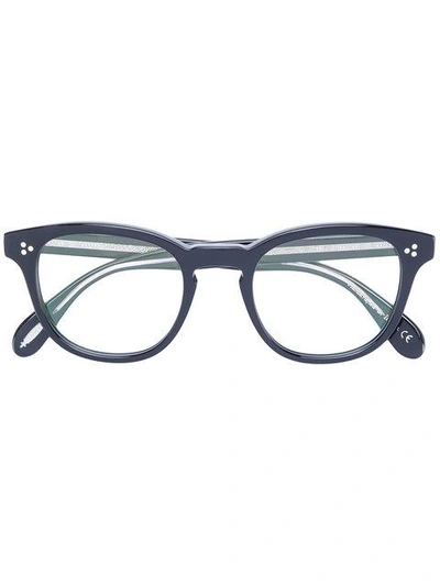 Shop Oliver Peoples Kauffman Glasses In Black