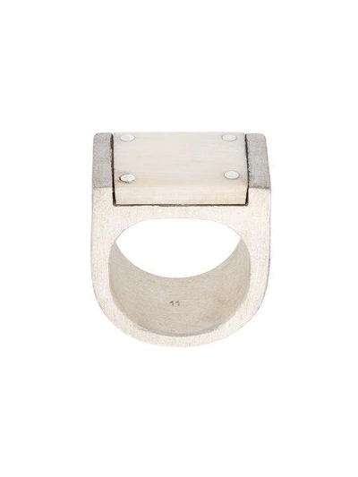 Shop Parts Of Four Plate Ring - Metallic