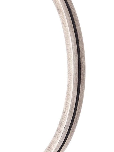 Shop M Cohen Lined Cuff Bracelet In Metallic