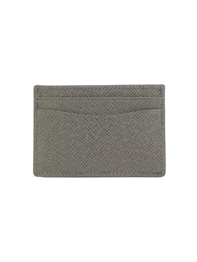 Shop Hugo Boss Signature S Card Holder In Grey