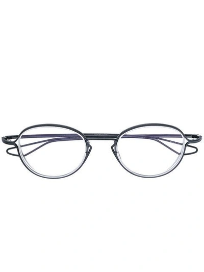 Shop Dita Eyewear Haliod Glasses In Metallic