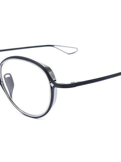 Shop Dita Eyewear Haliod Glasses In Metallic
