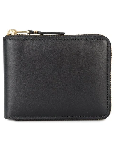 Shop Comme Des Garçons Classic Zip-around Wallet In Black