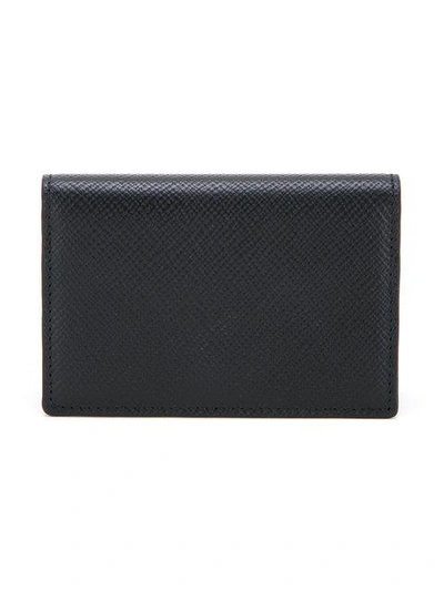 Shop Smythson Snap Wallet In Black