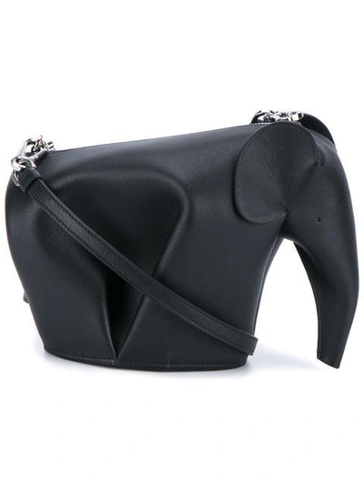 Shop Loewe Elephant Mini Bag - Black