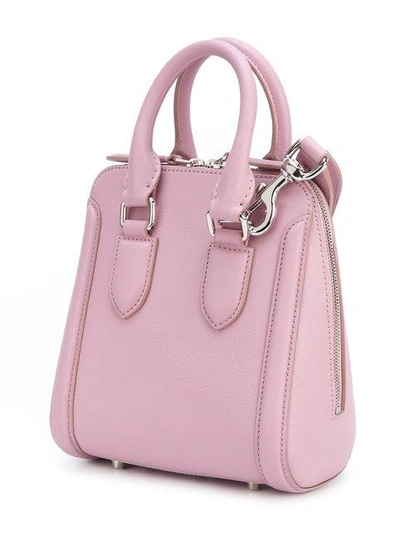 Shop Alexander Mcqueen Mini Heroine Tote In Pink