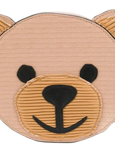 Shop Moschino Teddy Bear Shoulder Bag - Brown