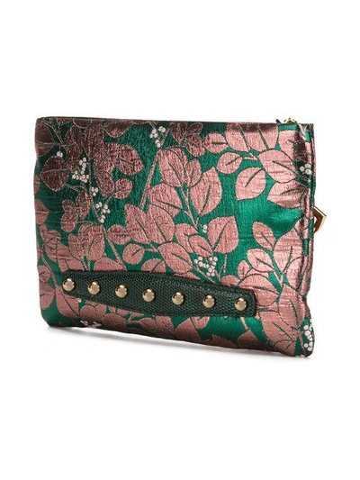 Shop Dolce & Gabbana Cherie Clutch In Green