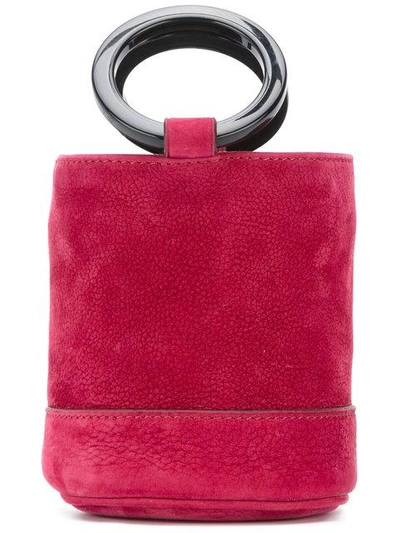 Shop Simon Miller Bonsai 15 Mini Bucket Bag In Red