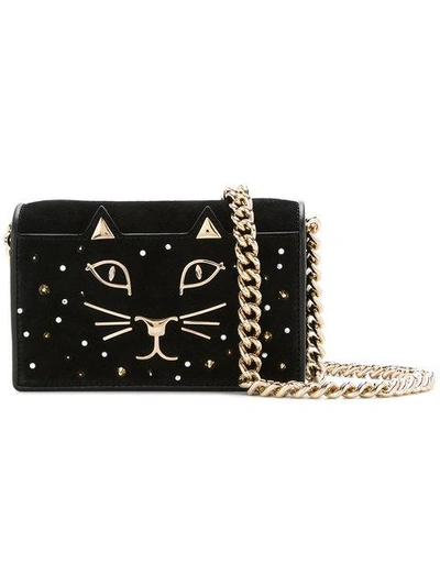 Shop Charlotte Olympia Feline Crossbody Bag In 1