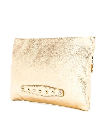 Shop Dolce & Gabbana Cleo Clutch - Metallic