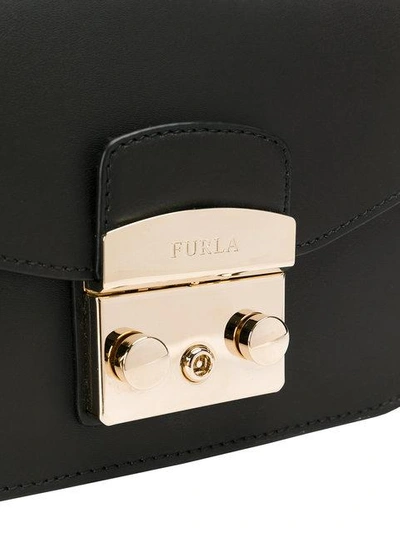 Shop Furla Metropolis Mini Crossbody Bag - Black