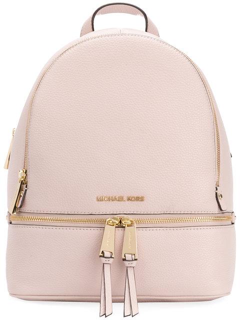 pink backpack michael kors