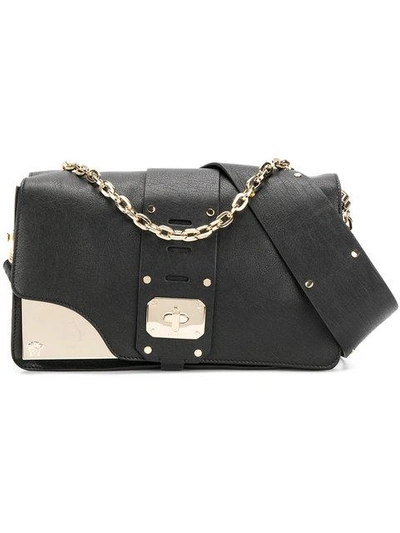 Shop Versace Stardvst Shoulder Bag - Black
