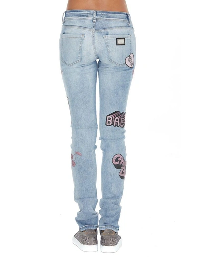 Shop Philipp Plein Chicago Gang Jeans In Denim