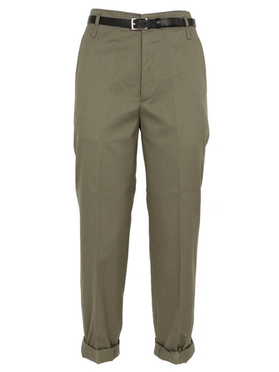 Shop Golden Goose Classic Trousers In Military