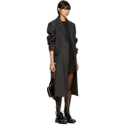 Shop Alexander Wang Black Hybrid Dress In 001 Black