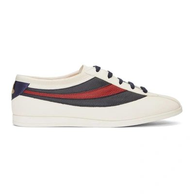 Shop Gucci Off-white Falacer Sneakers