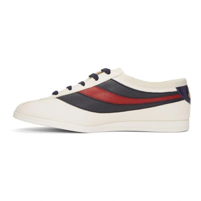Shop Gucci Off-white Falacer Trainers