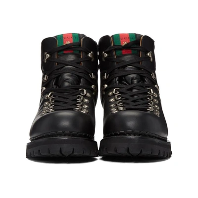 Shop Gucci Black New Tracker Boots