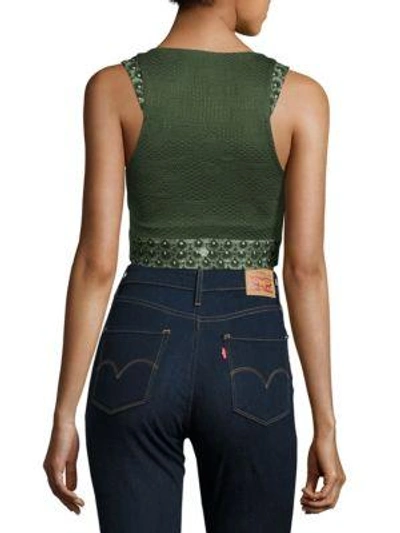 Shop Nanette Lepore Printed Active Tank Top In Monsoon