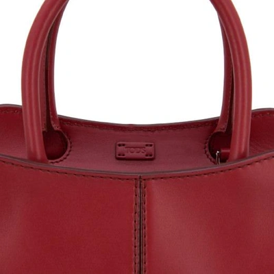 Shop Tod's Sella Bag Small In Red