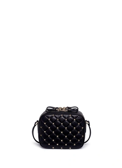 Shop Valentino 'rockstud Spike' Leather Camera Bag