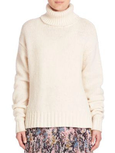 Shop A.l.c Jake Wool Turtleneck Sweater In White