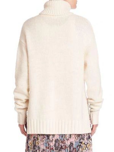 Shop A.l.c Jake Wool Turtleneck Sweater In White