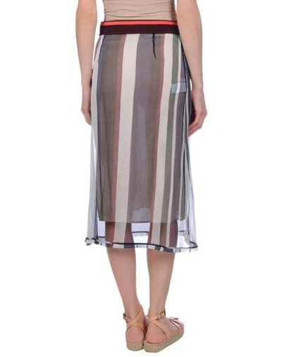 Marni Midi Skirts In White