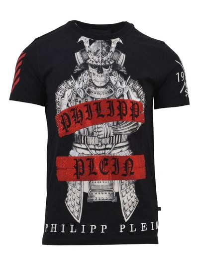 Shop Philipp Plein Samurai T-shirt In Black