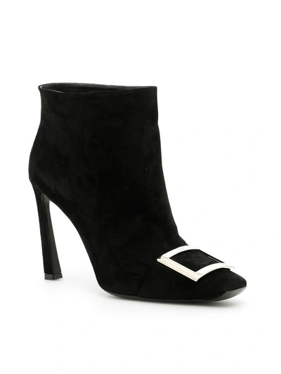 Shop Roger Vivier Trompette Booties In Nero|nero