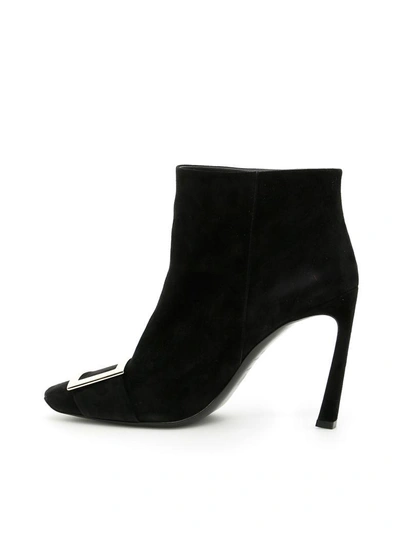 Shop Roger Vivier Trompette Booties In Nero|nero